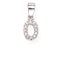 Amen ezüst O betű medál L-O