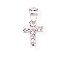 Amen ezüst T betű medál L-T