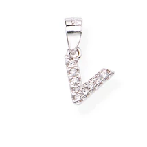 Amen ezüst V betű medál L-V