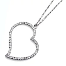 Oliver Weber Heart Large Swarovski köves női nyakék 11636R